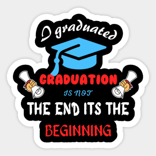 graduation party Sticker